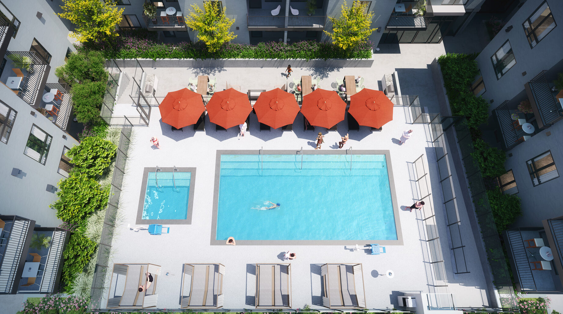 Nexen apartments pool 